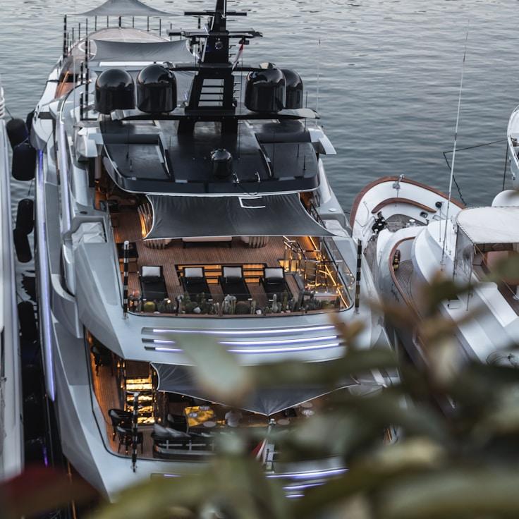 Evening festivity at sea